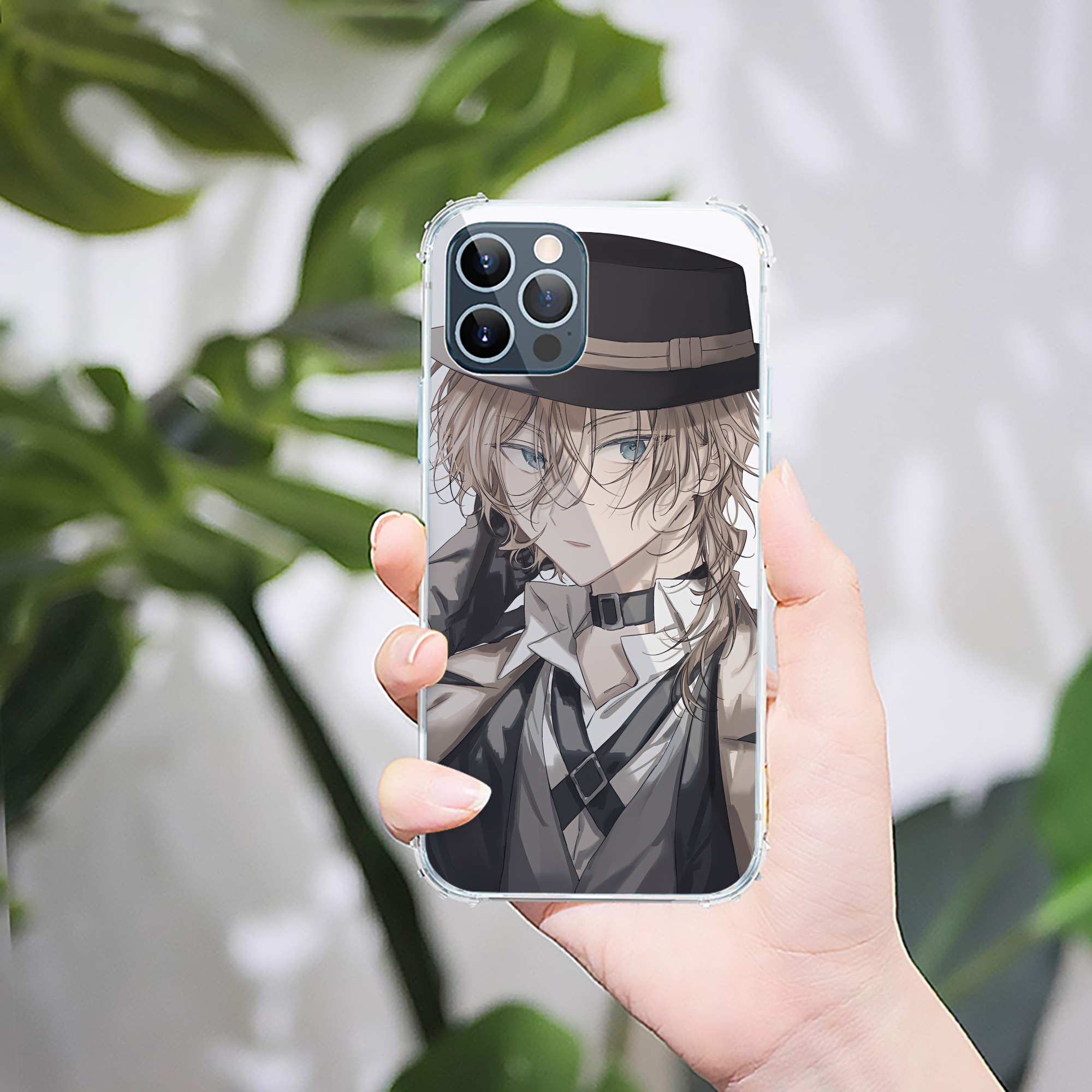 （画像用） 文豪ストレイドッグス Bungo Stray Dogs 【iPhone 12シリーズ対応】透明スマホケース（クリアソフトケース）